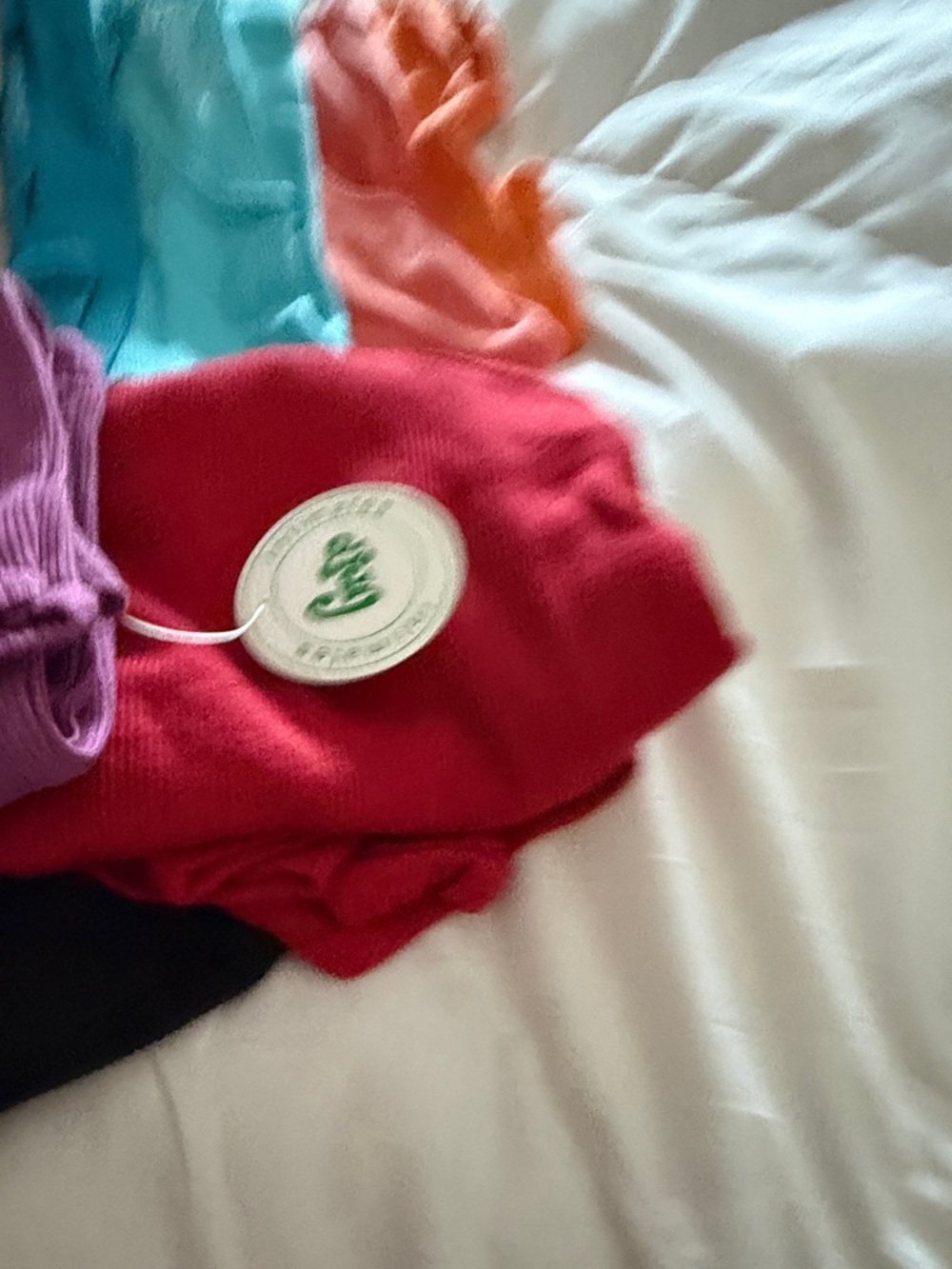 Active USA Ribbed Tank Top in Deep Magenta - Picture 4 of 4